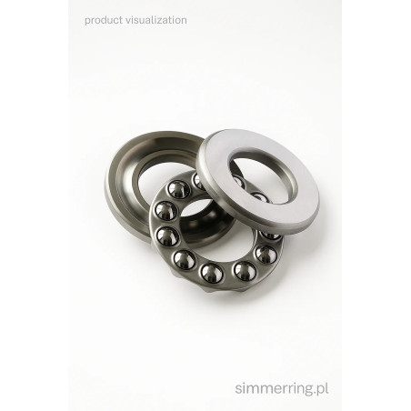0-12 FBJ Thrust Ball Bearing 38,1x59,53x18,25