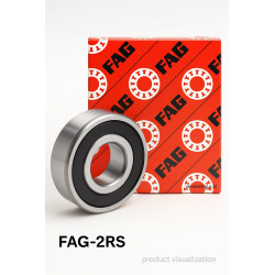 FAG 6204 2RS Deep Groove Ball Bearing 20x47x14 mm