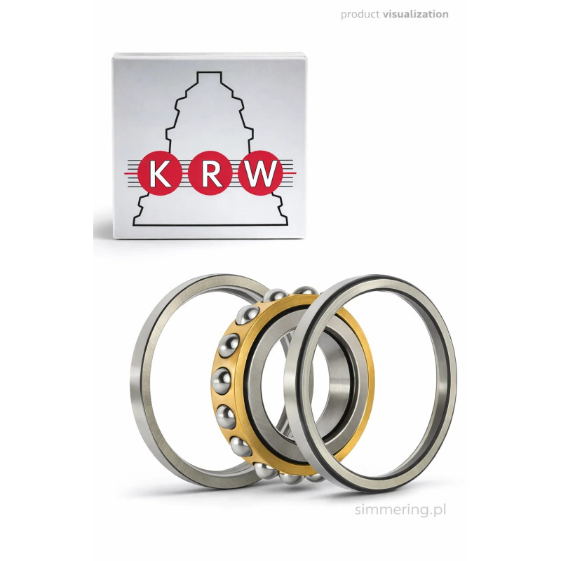 KRW Q317.MPB.C3 Four Point Contact Angular Ball Bearing