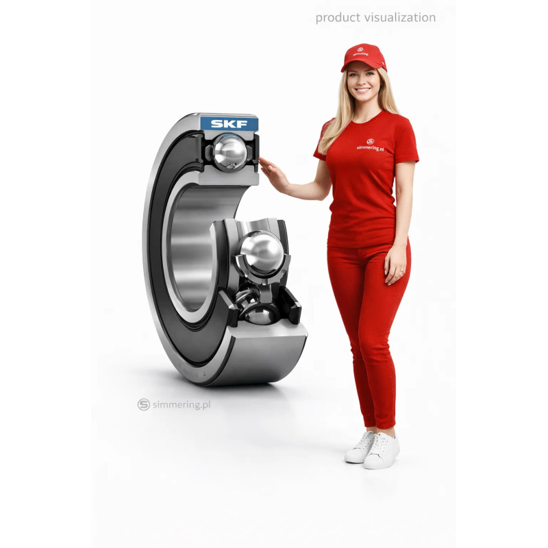 SKF 6206-2RS1 30x62x16 Deep Groove Ball Bearing