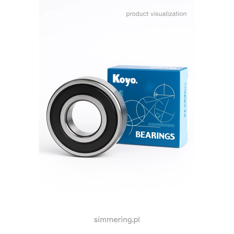 Łożysko kulkowe KOYO 6306 2RS 30x72x19 mm