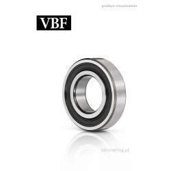 VBF 6306 2RS Ball Bearing 30x72x19 mm