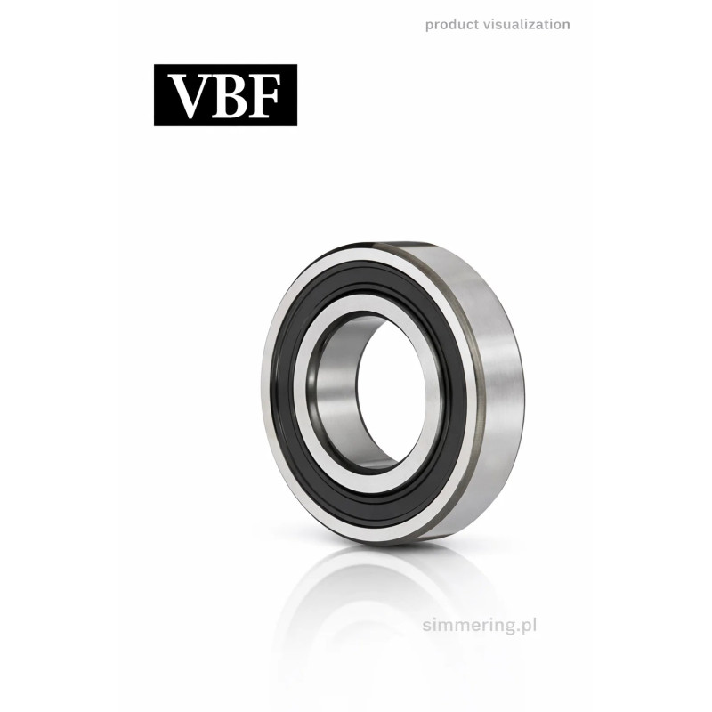 VBF 6306 2RS Ball Bearing 30x72x19 mm