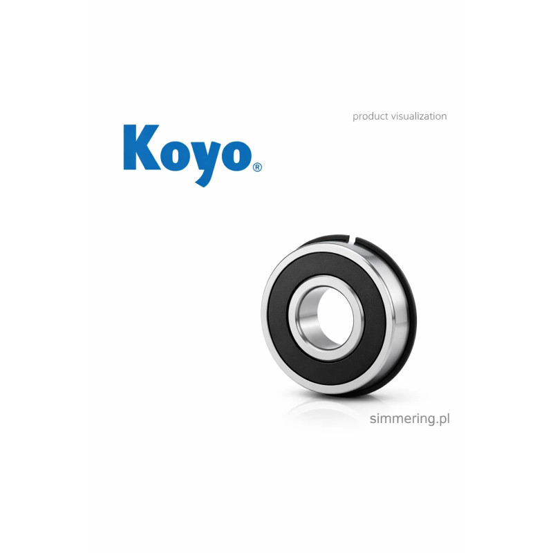 6306 NR KOYO 30x72x19 Deep Groove Ball Bearing