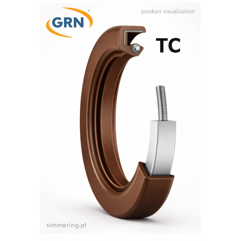 Simmering FPM 60x80x8 SS Uszczelniacz Wału Viton