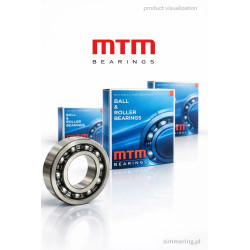 16004 MTM thin section deep groove ball bearing 20x42x8