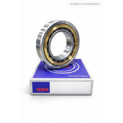 NJ412MC3 NSK 60x150x35 Cylindrical Roller Bearing