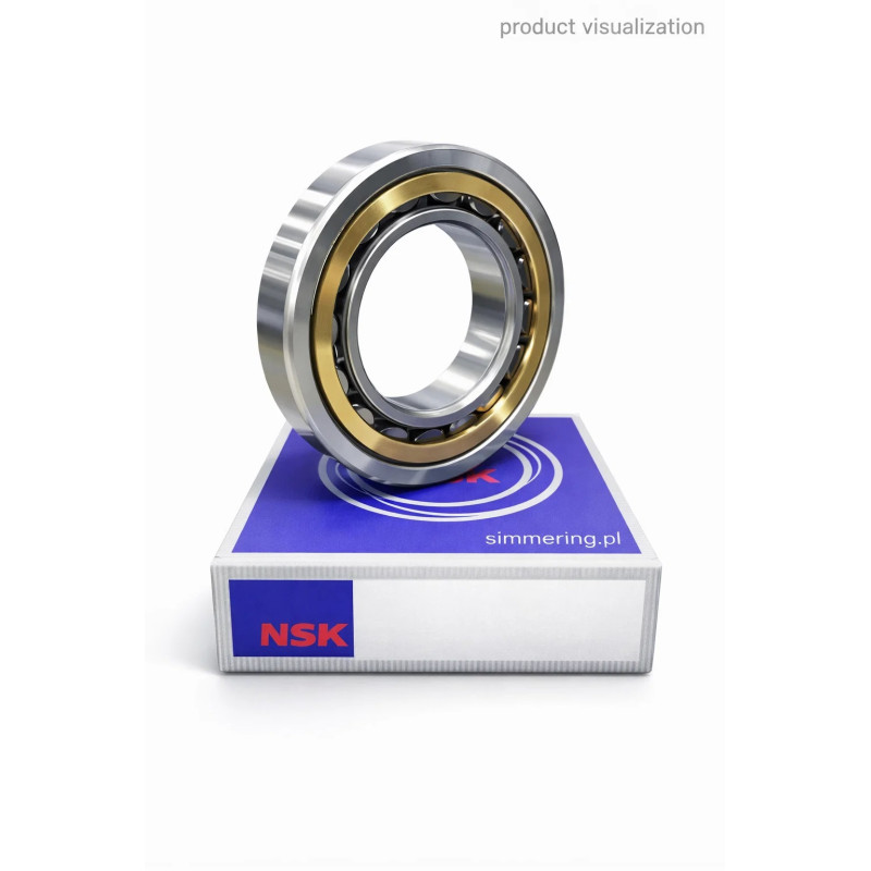 NJ412MC3 NSK 60x150x35 Cylindrical Roller Bearing