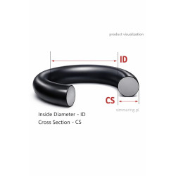 Oring EPDM 39,34x2,62 sealing ring