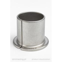 Flanged plain bearing PAF 08095 P10 INA 8x10x9,5 - thin walled bushing