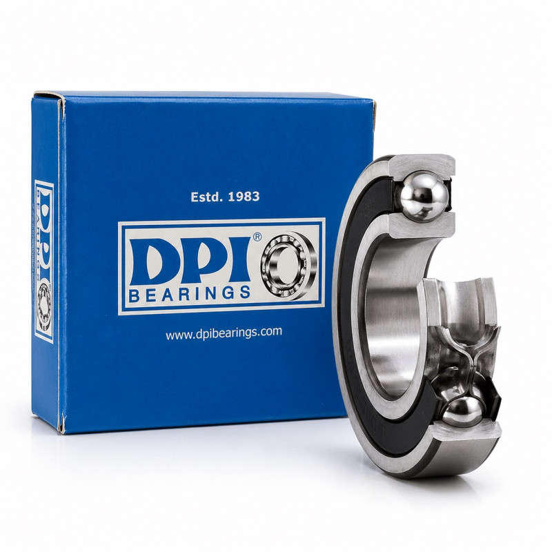 62211 2RS DPI 55x100x25 łożysko kulkowe zwykłe