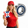 FŁT 6201 2RS 12x32x10 deep groove ball bearing