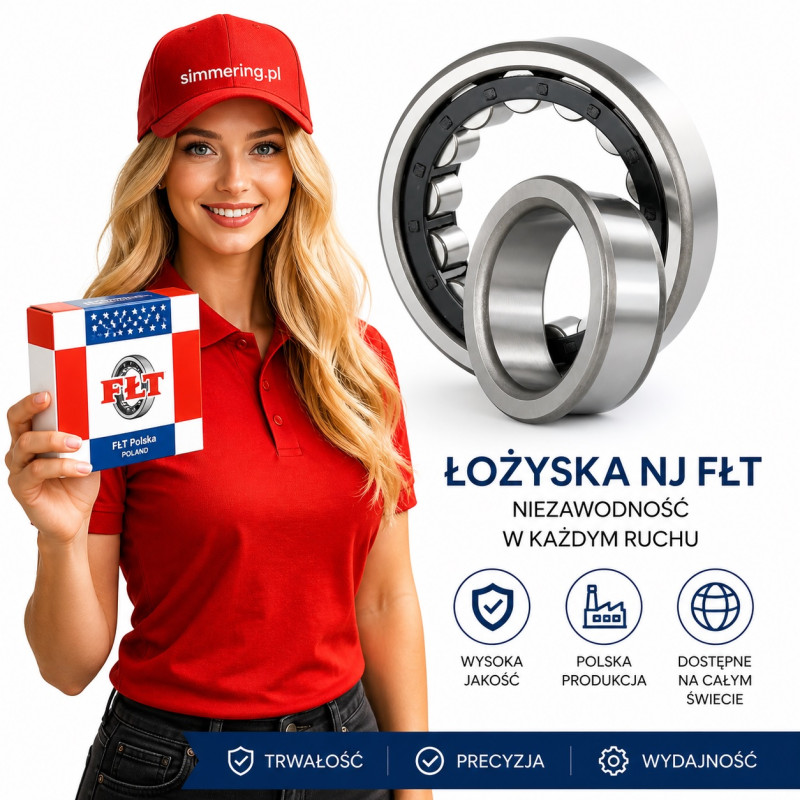 NJ 310 FŁT łożysko walcowe 50x110x27