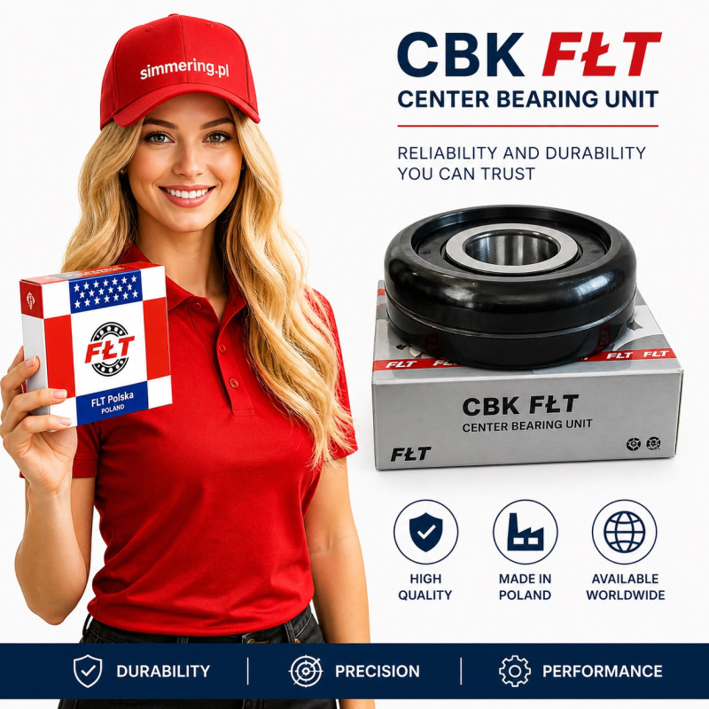 CBK 468 FŁT 30x84x27,3 łożysko kulkowe specjalne do rolek