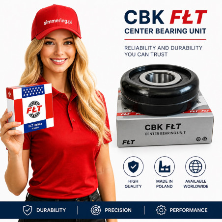 CBK 468 FŁT 30x84x27,3 łożysko kulkowe specjalne do rolek