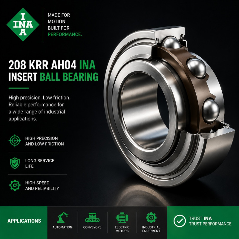 Łożysko samonastawne insertowe 208 KRR AH04 INA 38,892x80x27,5