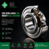 208 KRR AH04 INA 38.892x80x27.5 mm - Single Row Insert Ball Bearing