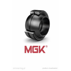 GE 25 FO 2RS MGK 25x47x28 Spherical Plain Bearing