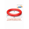 O-ring 13x3,5 MVQ 70 ShA – Silicone O-Ring