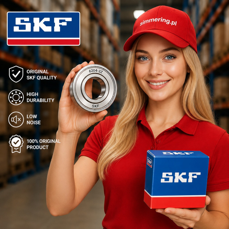 SKF 6004 ZZ 20x42x12 Deep Groove Ball Bearing
