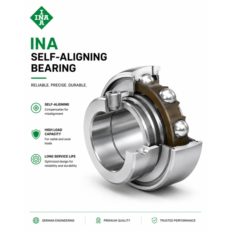 GRAE 40-NPP-B INA 40x80x43.8 Self Aligning Ball Bearing with Eccentric Locking Collar