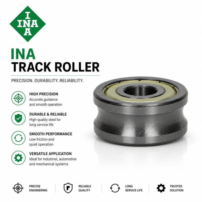 LFR5201-10 ZZ INA Dwurzędowa Rolka Bieżna do Prowadnic Liniowych 12x35x15,9