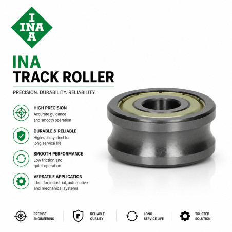 LFR5201-10 ZZ INA Dwurzędowa Rolka Bieżna do Prowadnic Liniowych 12x35x15,9