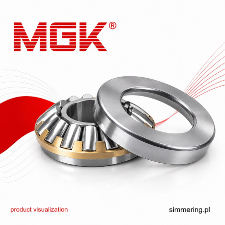 29417 M MGK Spherical Roller Thrust Bearing 85x180x58