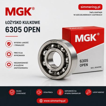 Deep Groove Ball Bearing 6305 MGK 25x62x17