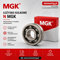 Łożysko Kulkowe 6310 N MGK 50x110x27 mm