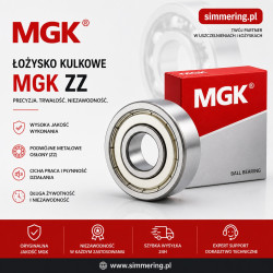 Łożysko Kulkowe MGK 6202 ZZ 15x35x11