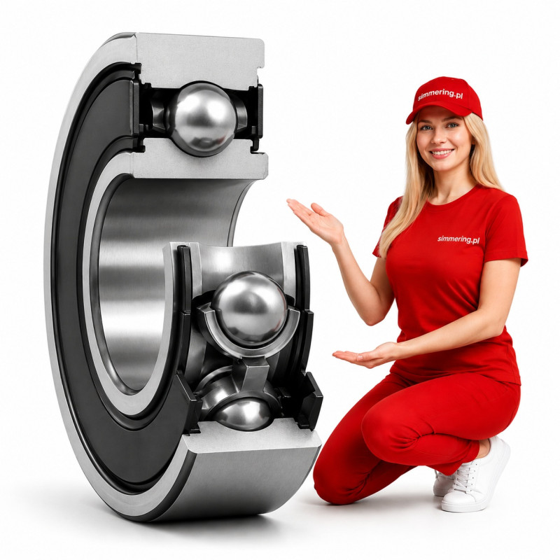 SKF W 6002 2RS 15x32x9 Łożysko Kulkowe Nierdzewne