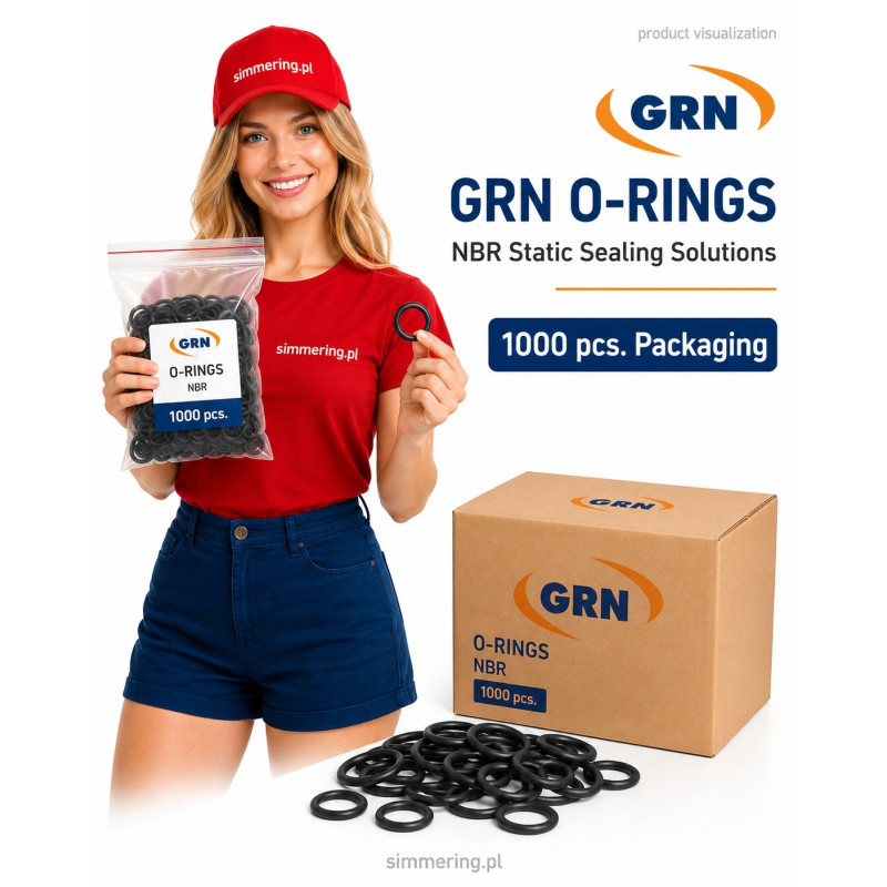 O-Ring 36x3 NBR 70 Shore A - 1000 pcs Industrial Bulk Pack