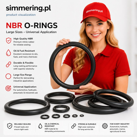 O-ring 260x5 NBR 70 ShA