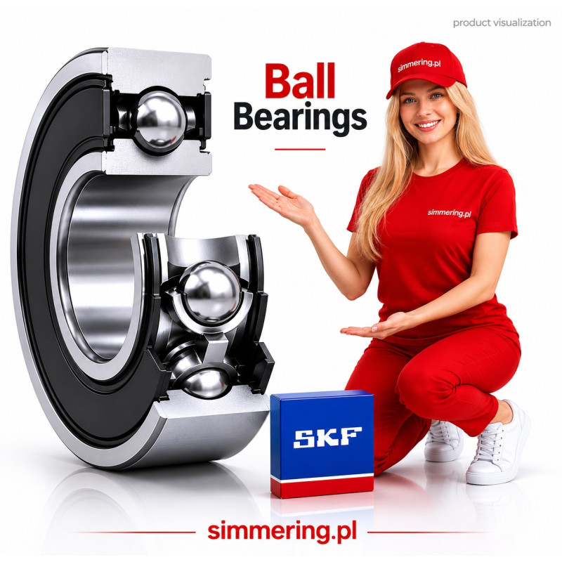 SKF 6304-2RSH 20x52x15 Łożysko kulkowe zwykłe