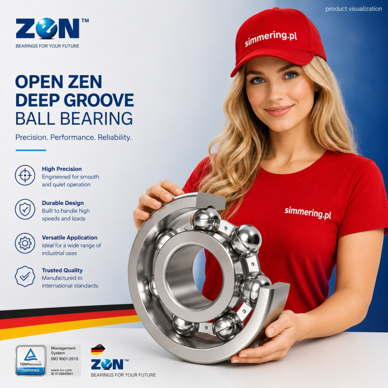 S672 ZEN 2x4x1,2 Deep Groove Ball Bearing