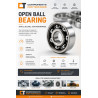 686 CT 6x13x3.5 Deep Groove Ball Bearing