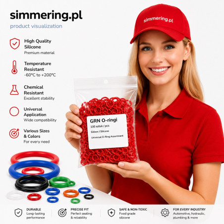 O-ring 74x3,5 MVQ 70 ShA - Silicone Sealing Ring