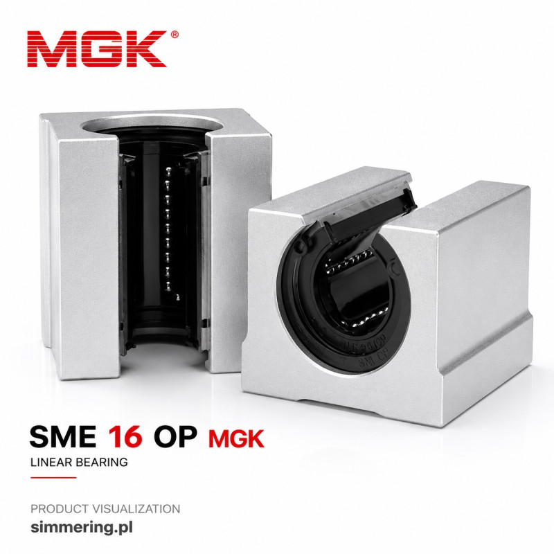SME 16 OP MGK 16 mm Open Linear Bearing Unit