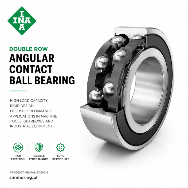3816 ZZ INA 80x100x15 Double Row Angular Contact Ball Bearing