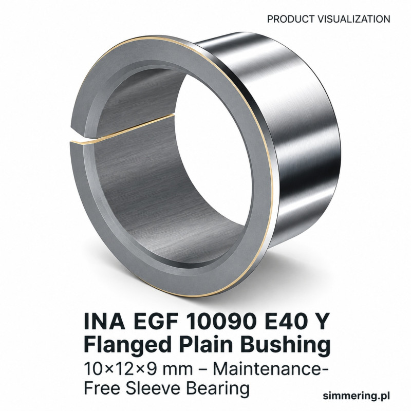 INA EGF 10090 E40 Y 10x12x9 mm Flanged Plain Bushing