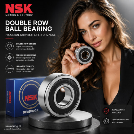 BD20-17 A DDUA17NX01 NSK 20x47x23,8 Łożysko Kulkowe Zwykłe