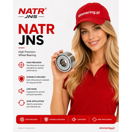 NATR 17 UUX JNS 17x40x21 Rolka Prowadząca Igiełkowa