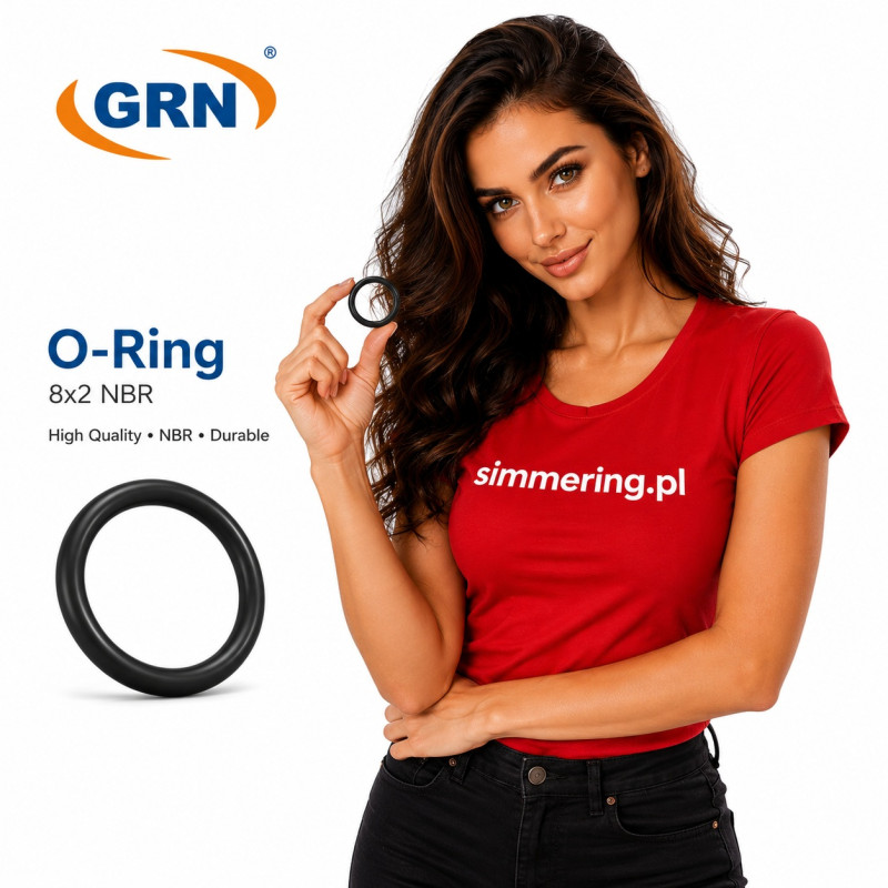 Oring 8x2 NBR 70 ShA