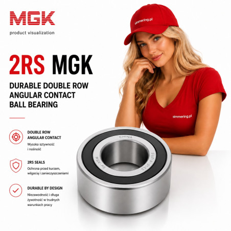 3200 2RS MGK Angular Contact Ball Bearing 10x30x14