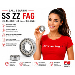 SS 605 ZZ FAG 5x14x5 - łożysko nierdzewne