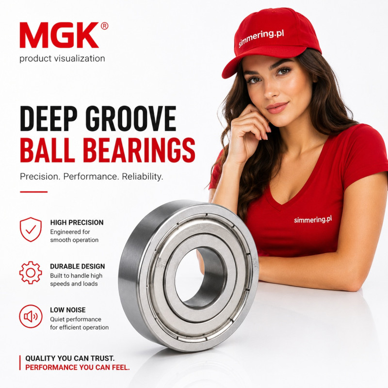 R 3 ZZ MGK 4,76x12,7x4,97 Deep Groove Ball Bearing