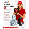 Rotary Shaft Seal 52x68x8 NBR SC Oil Seal Single Lip