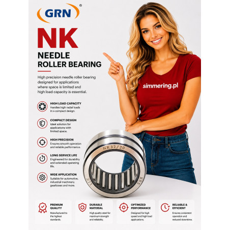 NK 32/20 CZH 32x42x20 Łożysko Igiełkowe