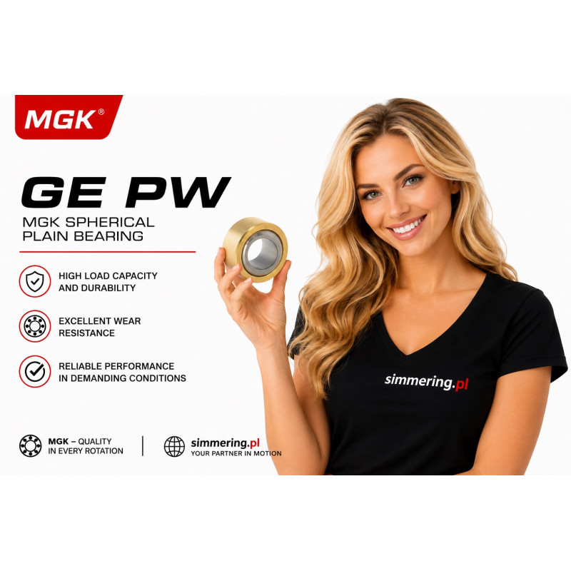 GE 12 PW MGK 12x26x16 Maintenance Free Spherical Plain Bearing
